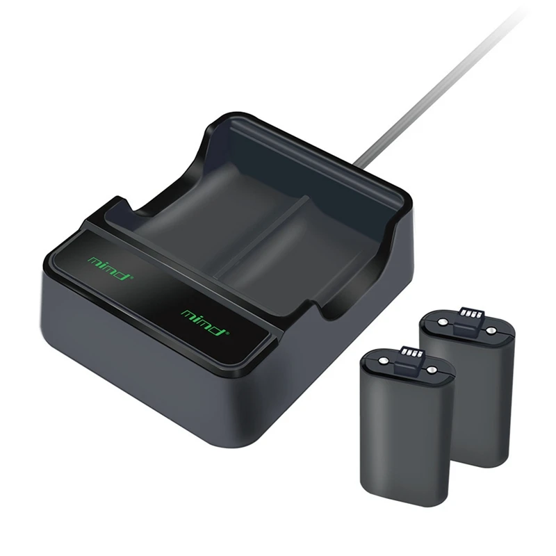 Za XboxSeriesX/S Krmilnik za Igre Blazinice Zamenjava Baterije s Polnjenjem Stojalo+Kabel za Polnjenje+2Xbatteries