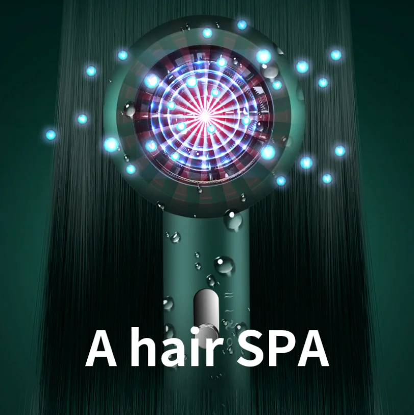 Negativni ion hair spa močne aluminijaste zlitine električni sušilnik spafor doma potovanja hair spa profesion hair spa