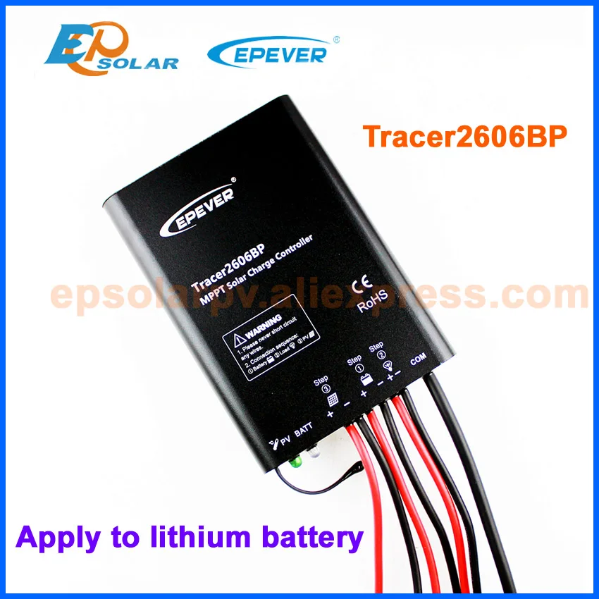 MPPT Tracer2606BP 10A solarni krmilnik Novih EPEVER serije izdelka z USB kabel Komunikacijski kabel Baterija 12V/24V