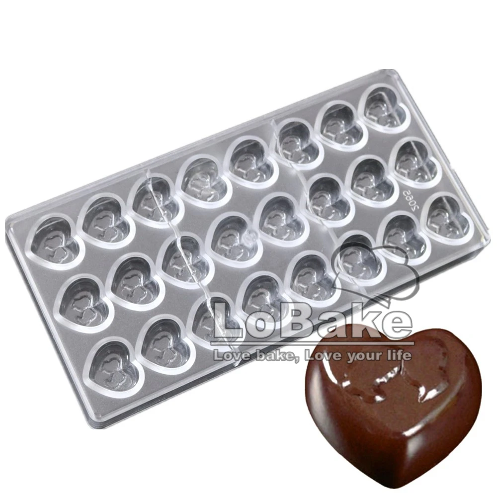 24 votline valentinovo srce oblika s človekom & žensko obliko Polikarbonata čokolada plesni DIY sugarcraft pecilni dobave