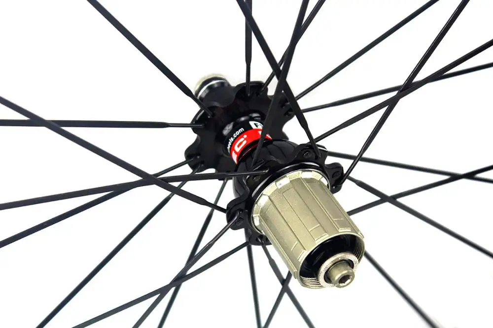 Karbonsko Cestno kolo kolesa, globina 60 mm 700 C clincher kitajski Ogljikovih vlaken kolesa, kolesne dvojice platišča širina 25 mm, Novatec hub