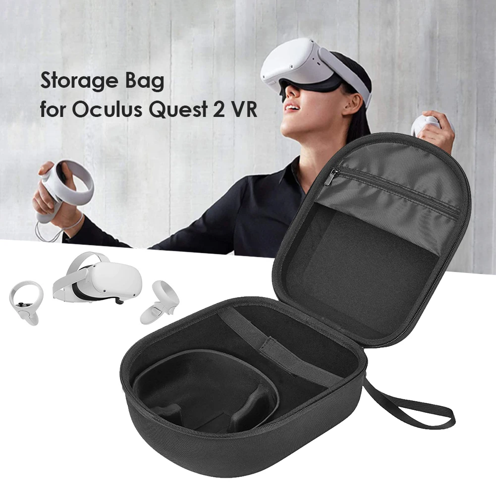 Potovanja Prenosni Zaščitna torbica EVA za Trdi kovček za Oculus Quest 2 VR Slušalke Krmilnik Shranjevanje Primera