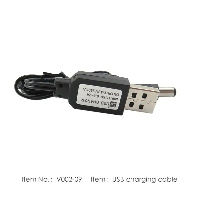 V002-09 Baterijo, USB Kabel za Polnjenje Rezervnih Delov za V002 RC Krokodil Čoln
