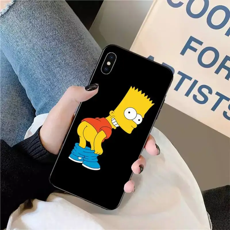 Smešno Homer J. Simpson Primeru Telefon za iPhone 11 12 pro XS MAX 8 7 6 6S Plus X 5S SE 2020 XR mini