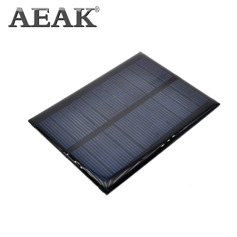 AEAK solarnimi 0,5 W 5V Prenosni Modul DIY Majhne Sončne celice za Mobilnega Telefona Polnilnik Doma Svetlobe, Igrače itd Sončne Celice