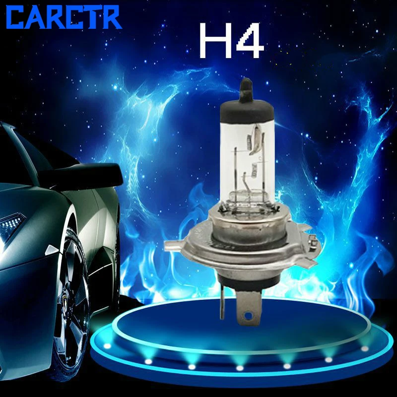 CARCTR 1 Par Avto Halogenske H4 Žarometi Univerzalni Visoko Kakovost 60 W High Beam Nizko Žarka Žarnice Avtomobilski Žarometi Halogenski 990042