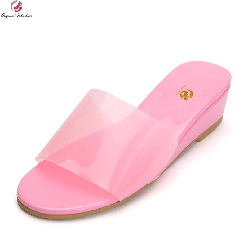 Prvotni Namen Super Seksi Ženske Sandale, ki Modne Prozorno PVC Open Toe Flip-flop Čevlji Ženska Natikači Plus NAS Velikosti 4-15
