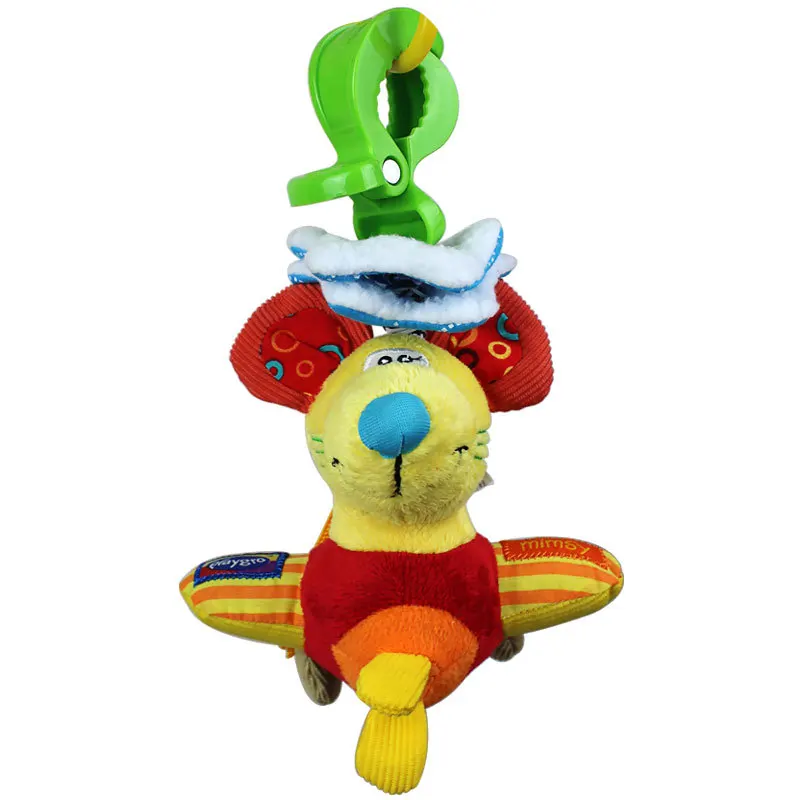 Kawaii 12 cm Otroška Igrače, Pliš Lutka polnjene Pullcar ropota bell avtomobila Posteljo okoli Predaja Posnetek Krpo žamet izobraževanje Cartoon živali