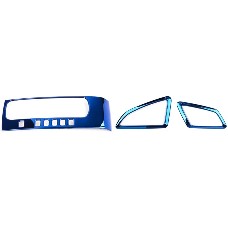 Premik Orodja Plošča Trim za 10. Gen Honda Civic 2020-, Blue & Vetrobransko steklo Zraka Vent Veter Vtičnico Pokrov