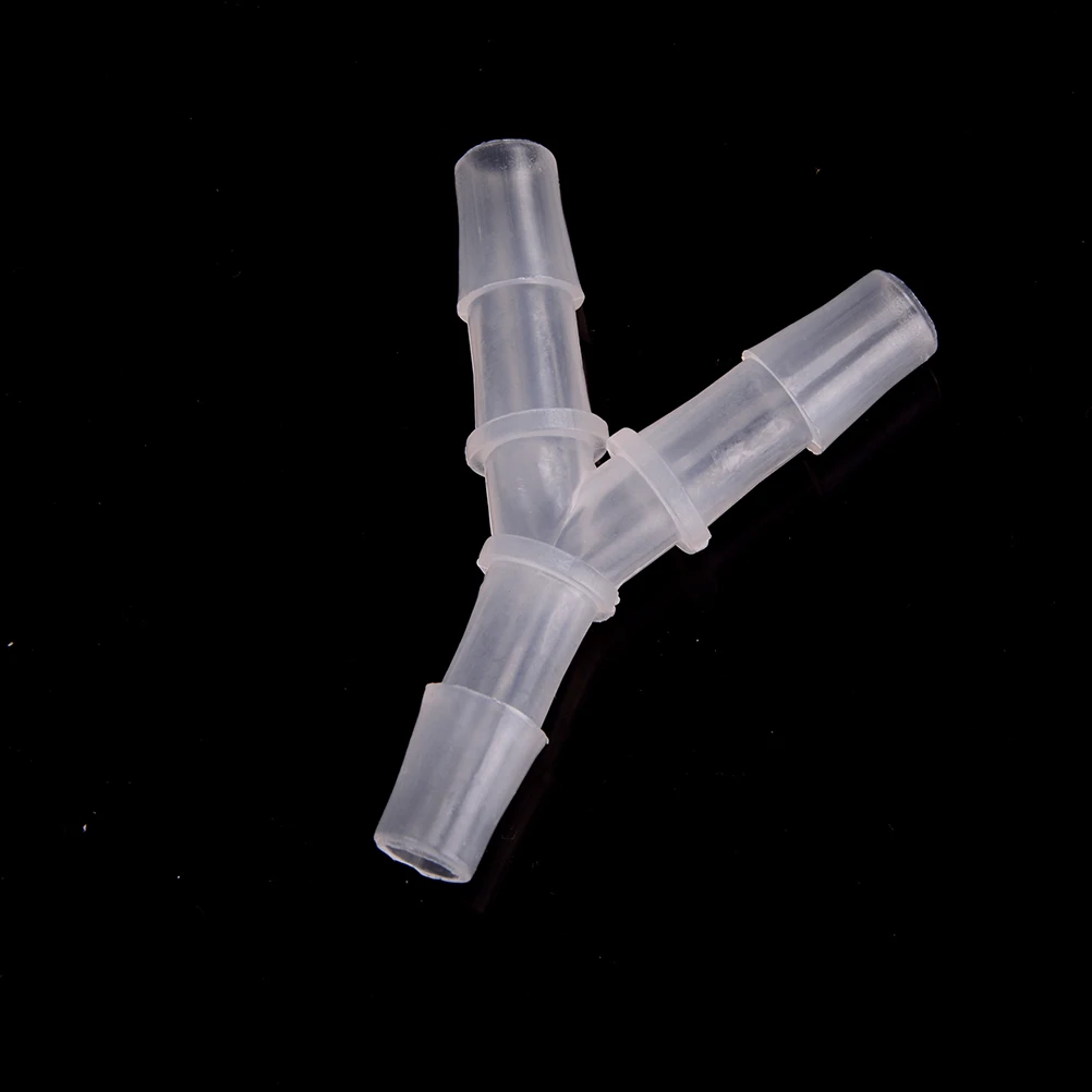 New Y Tip 1PCS 3.5-12,7 mm Cev Enako Tee Plastično Cev za Vodo Cevni Priključki 5 Velikosti Akvarija Cevi