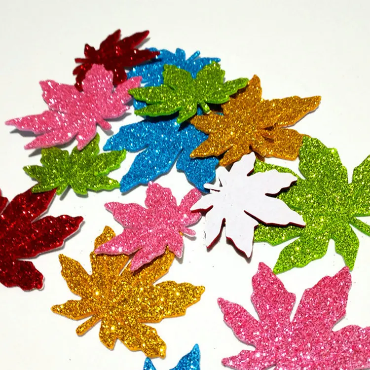 1bag/VELIKO.Bleščice maple leaf pene nalepke Ustvarjalne Zgodnjega učenja izobraževalne igrače, Soba dekoracijo Jeseni umetnosti in obrti DIY