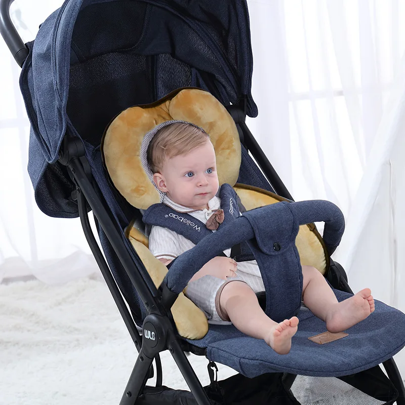 Baby voziček blazina za avto sedež pribor voziček toplotne vzmetnice linijskih mat dojenčka ramenski pas trak kritje Vratu Varstvo pad