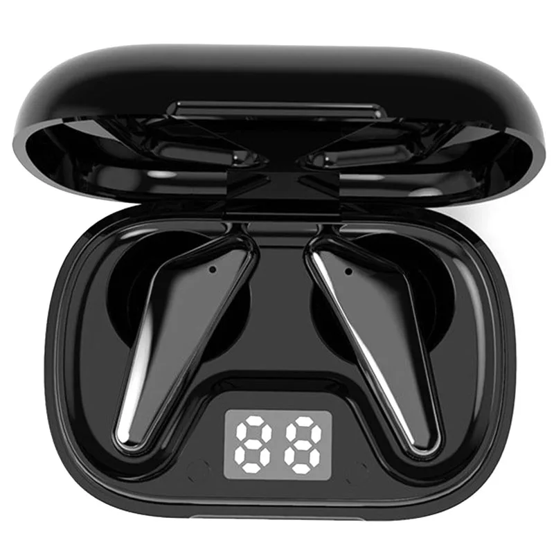 S15 Brezžična Tehnologija Bluetooth V5.0 Slušalke, LCD-Zaslon Slušalke HIFI Stereo Šport Nepremočljiva Noise Cancel Slušalke