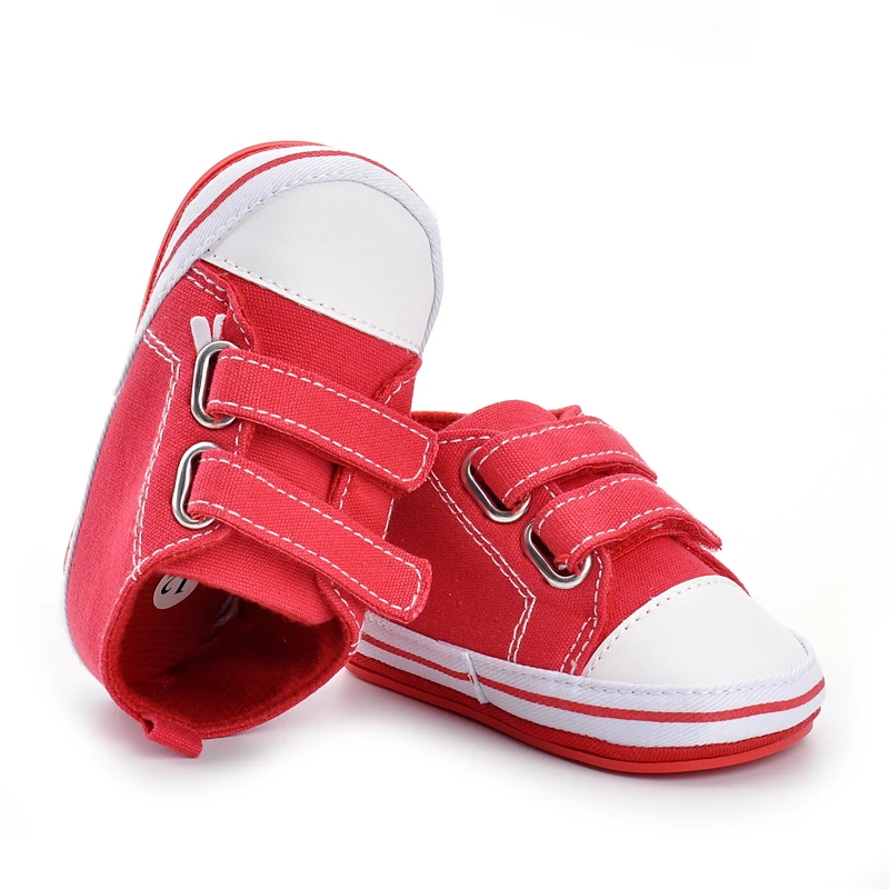 Klasične Športne Baby Dekleta Fantje Čevlji Novorojenčka Prvi Pohodniki Platno čevlji za Malčke baby Toddler moccasins priročen ročaj