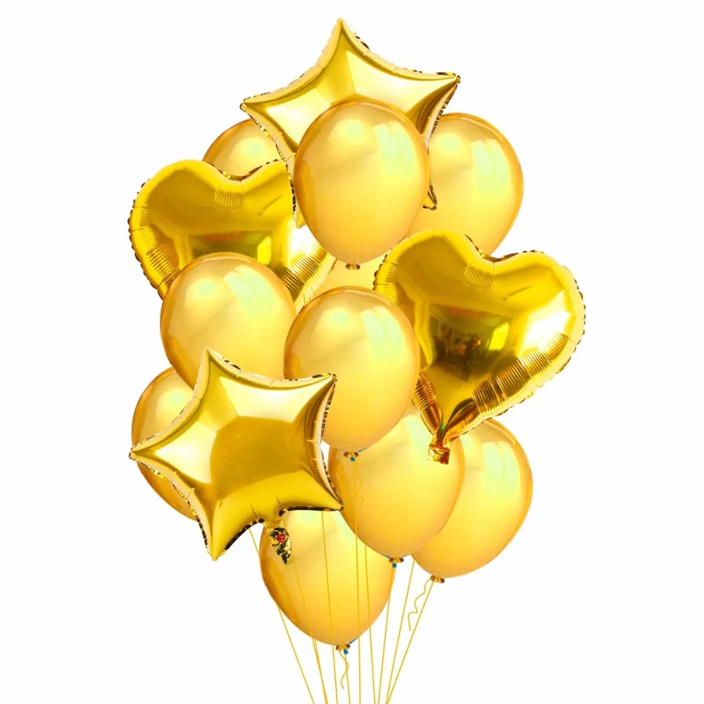 Srečen Rojstni Dan Baloni Stranka Dekoracijo Konfeti Latex Balon Zraka Pregledno Število Balon Številke Ljubezen Baloon Folijo Ballon
