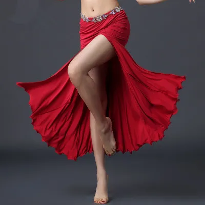 Ženske Ples Trebuh Kostum Lady Bellydancing Krilo 2-plast Očesa Krilo Seksi Uspešnosti Dancewear（Št pasu verige)