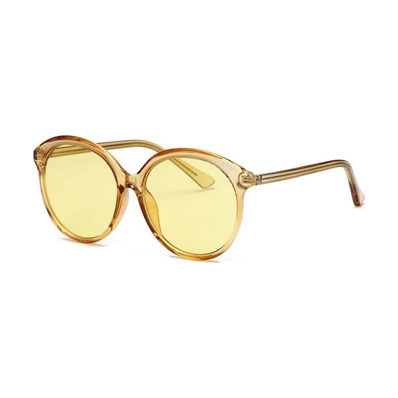Novo 2018 Ovalne sončna Očala Ženska Roza Oblikovalec blagovne Znamke Visoke Kakovosti Prevelik sončna Očala Za Ženske Dama Veliki Sunglass Acetat UV400