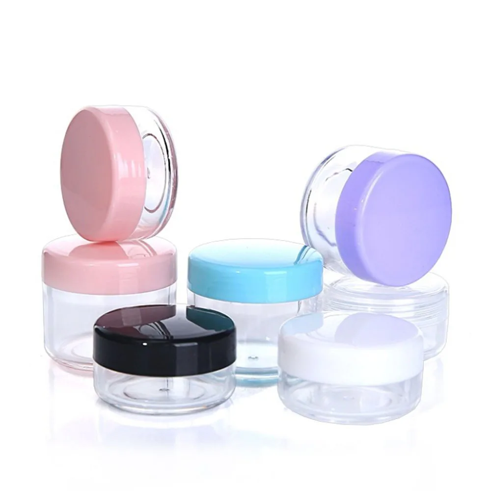 10 g/15g/20g Mini Plastični Povratne Steklenice Prenosni Kozmetika Jar Polje za Telo Krema/Lotion Kozmetični Posodo Potovanja Uporabo Blaga
