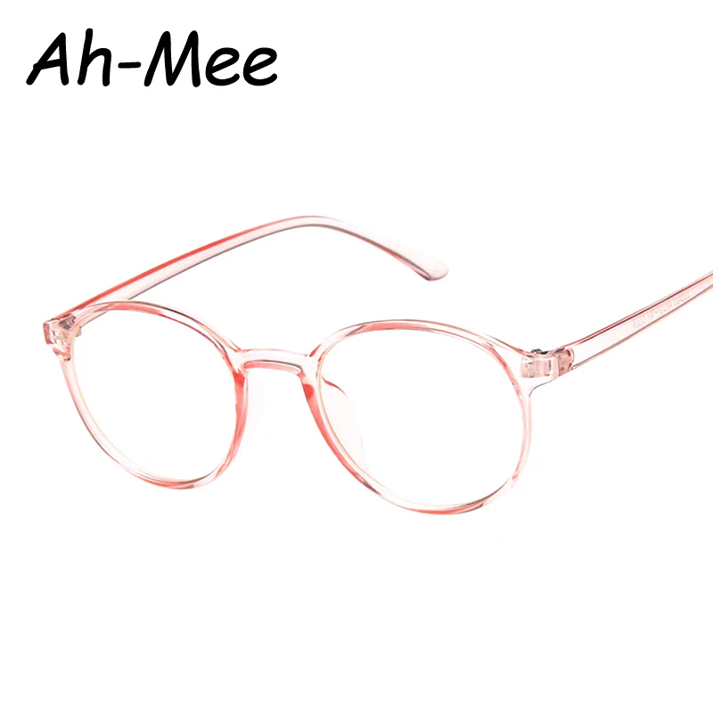 Vintage Ovalne Jasno Očala Okvirji za Ženske Jasen Okvir Okrogla Očala Ženski Plastike, Prozorni Optična Očala Okvir
