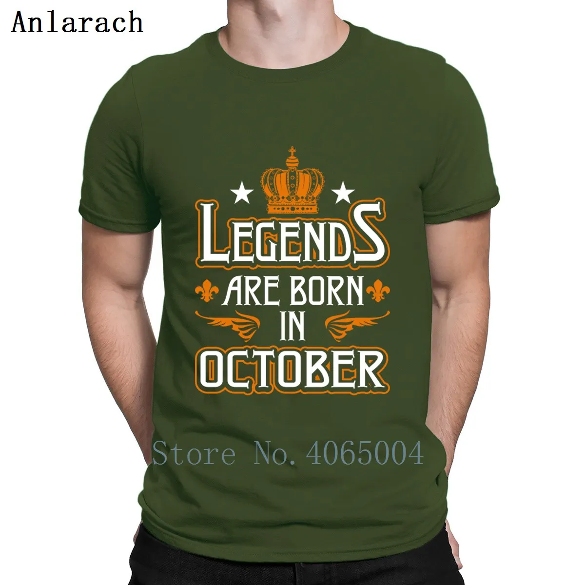 Legende So Rojeni V oktobru T Shirt Osnovne Pomlad Svoboden Bombaž Normalno, Plus Velikost 3xl Oblikovalec Trend Majica