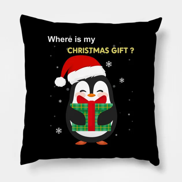 Kje je moje Božično darilo Pingvin Pillowcases Dekor za Dom Noel Božič, Darila Navidad 2020 Božič Cristmas Dekor