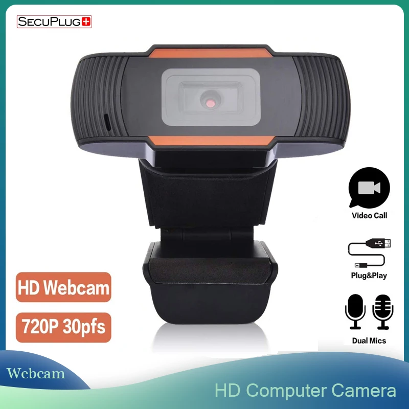 SecuPlug Usb-Kamero, Mikrofon, Računalnik, Webcam PC Kamera Video Snemanje HD Web Kamera Z MIKROFONOM Za Računalnik Za Prenosni RAČUNALNIK Skype
