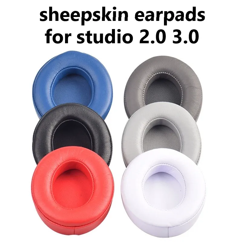 Zamenjava Earpads za Studio2 Studio3 Visoke Kakovosti Udobno Mehko Ovčje kože Earpads za Studio 2.0 3.0 izhod za Slušalke