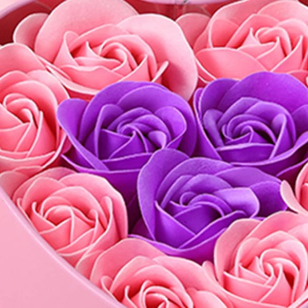 11Pcs/Box Umetno Cvetje Milo Rose Cvet Srce Oblika Diy Poročni Dekoracijo, Za Spominek valentinovo, Darila Flore-Roza