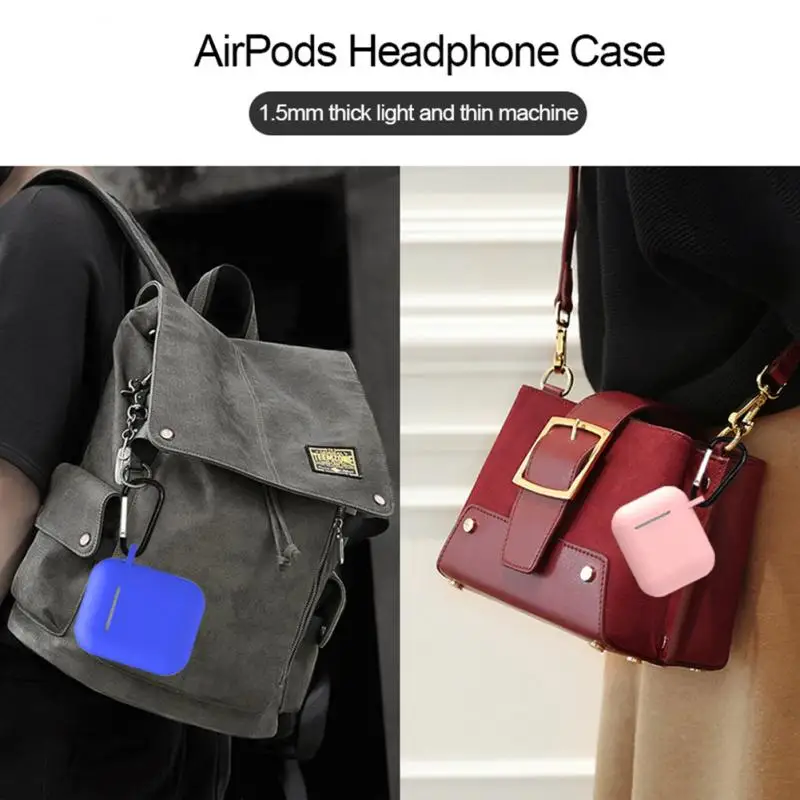 Zaščitne Slušalke Primeru Za Airpods 2/1 Primeru, Da Apple Za Airpods Primeru Apple Silikonski Zaščitni Pokrov Srčkan Slušalke Primerih