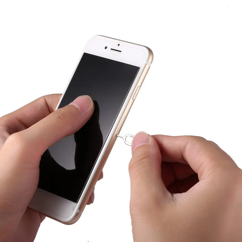 1pcs Kartice Sim Iglo Za iPhone 5S 5 4 4S 3GS Mobilni Telefon Pladenj za Orodje Imetnik Odstranjevanje Kovin Pin Debelo