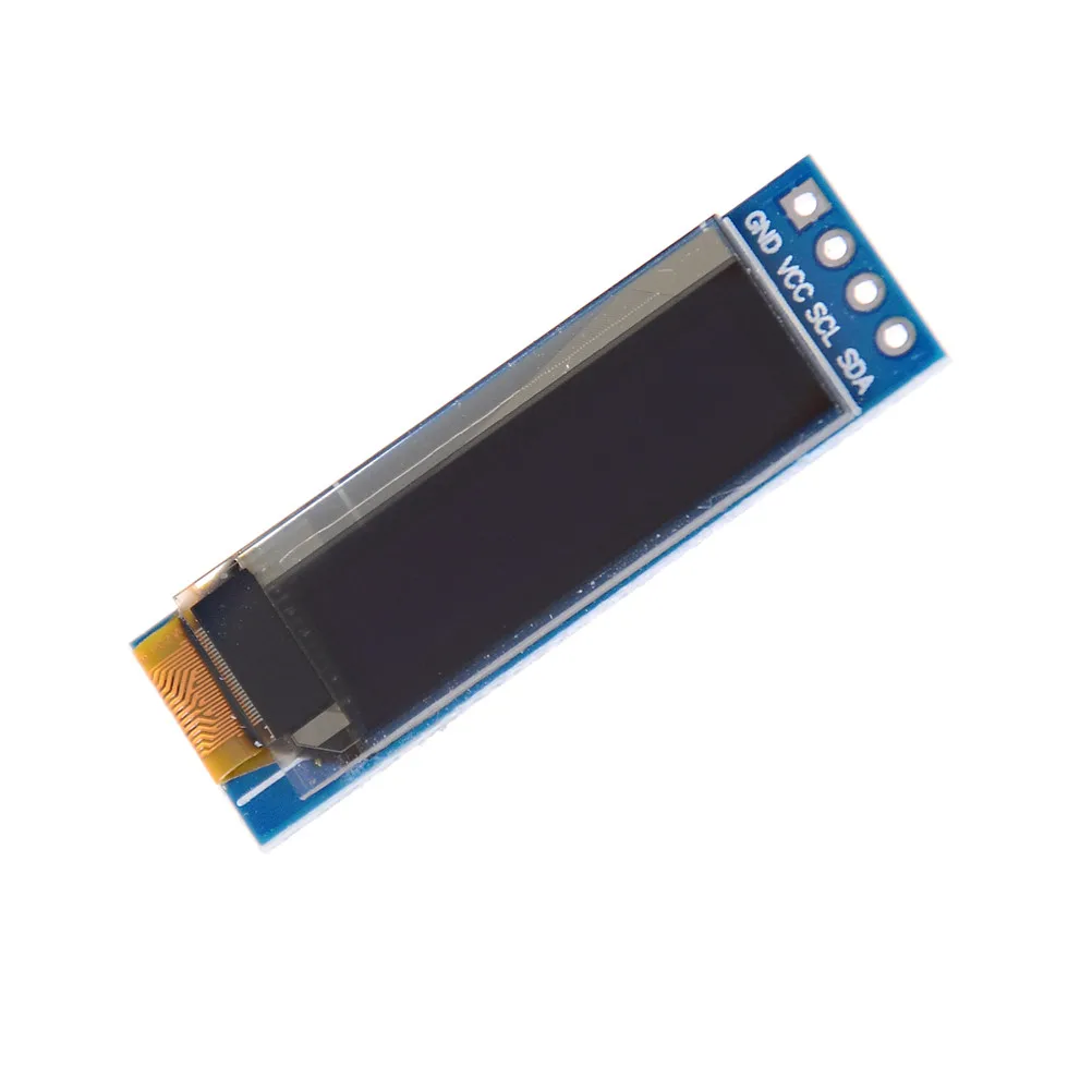 0.91 Palčni 128x32 IIC I2C Bela / Modra OLED LCD-Zaslon DIY Modul SSD1306 Voznik IC DC 3.3 V, 5V za arduino čisto nov