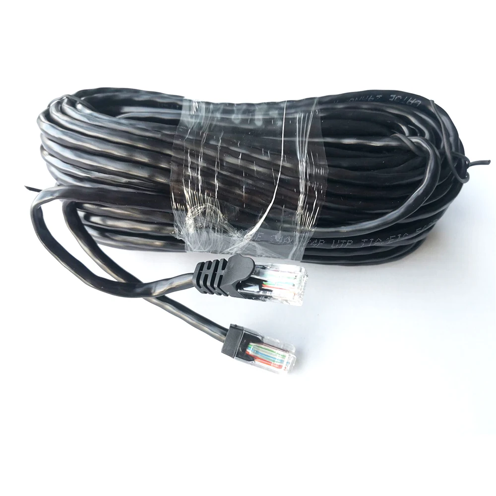 20M 65ft cat5 Ethernet Omrežni Kabel RJ45 Obliž na Prostem Nepremočljiva LAN Kabel Žice Za CCTV POE IP kamer