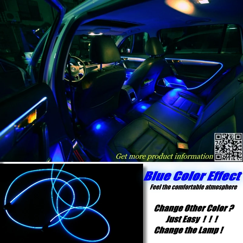Notranjost Okoljske Svetlobe Iskanje Vzdušje svjetlovodni Band Luči Za Chevrolet Trax Holden Trax Vrata Panel osvetlitev Tuning