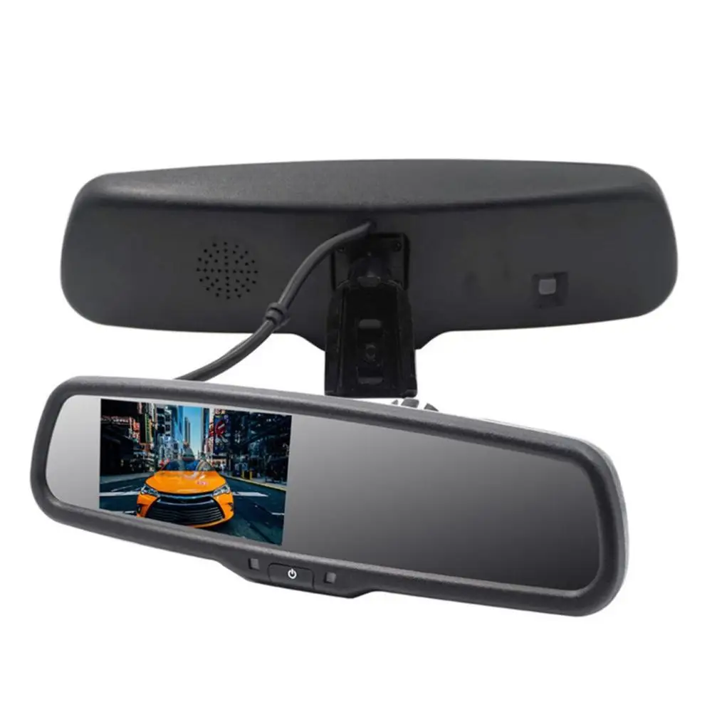 Brezžični Auto Avto Rearview Mirror Zaslon Visoke Svetlosti Samodejno Zatemnitev Obračanje Slike LCD Monitor Ogledalo