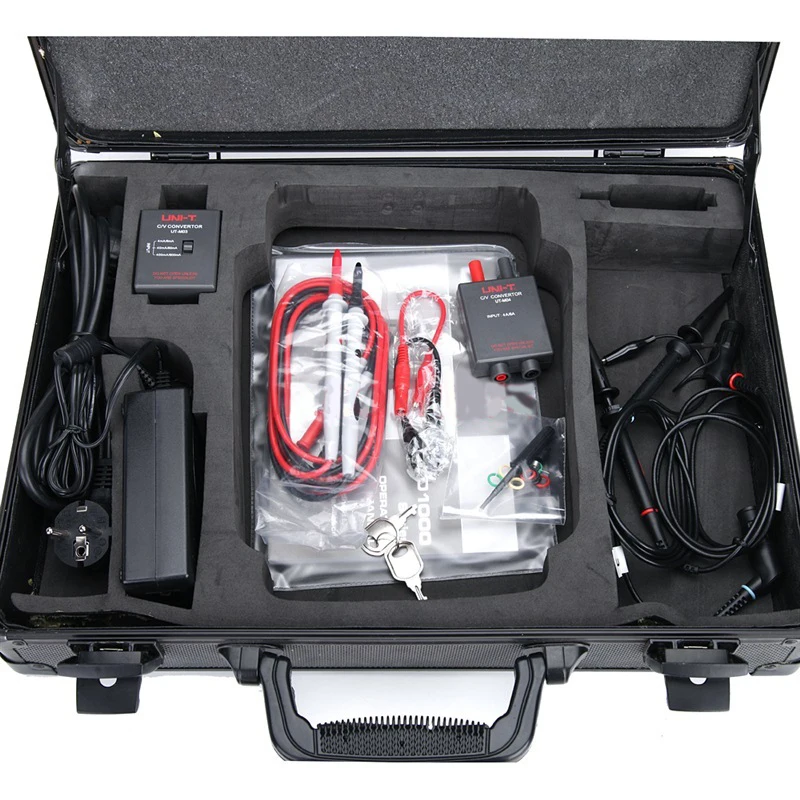 ENOTA UTD1062C 2 Kanali 60MHz 250MS/s, Ročni Prenosni Digitalni Multimeter Oscilloscope