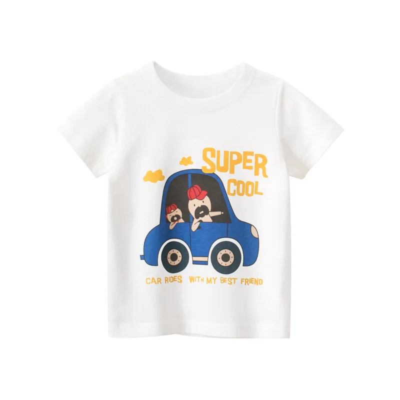 Otroška Oblačila 2020 Poletje korejska Različica Otrok Kratka Sleeved majica s kratkimi rokavi Moški Otroška Oblačila