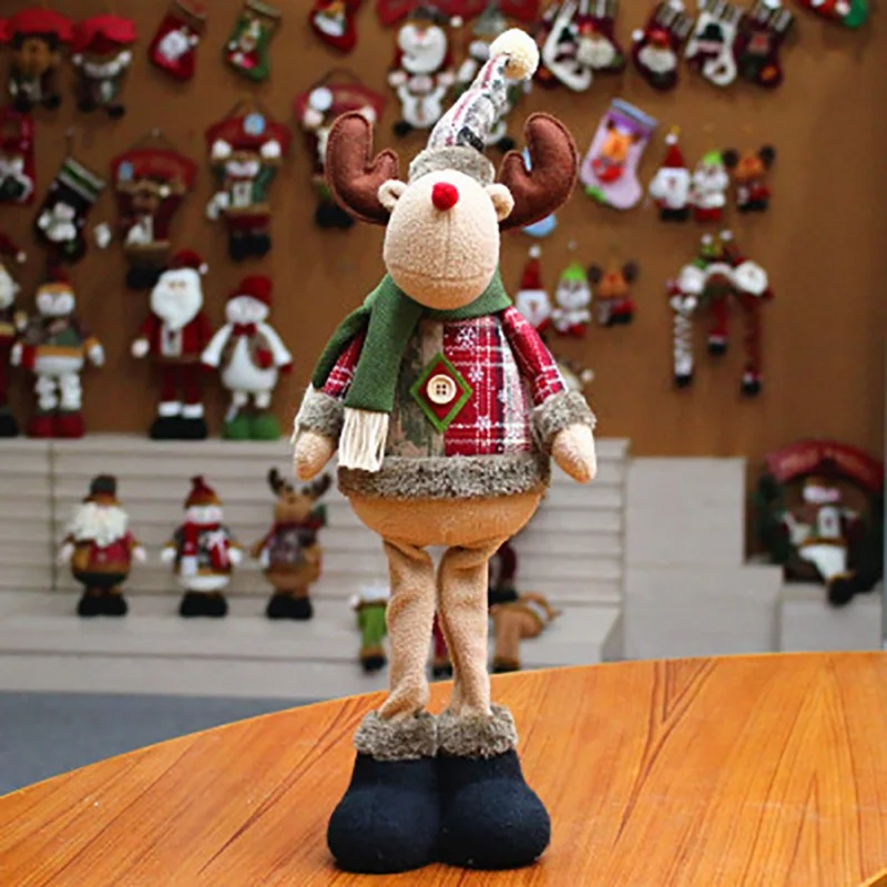 Vesel Božič Švedski Santa Gnome Plišastih Lutka Okraski Ročno Elf Igrača Počitniških Domov Stranka, Okna Okraski
