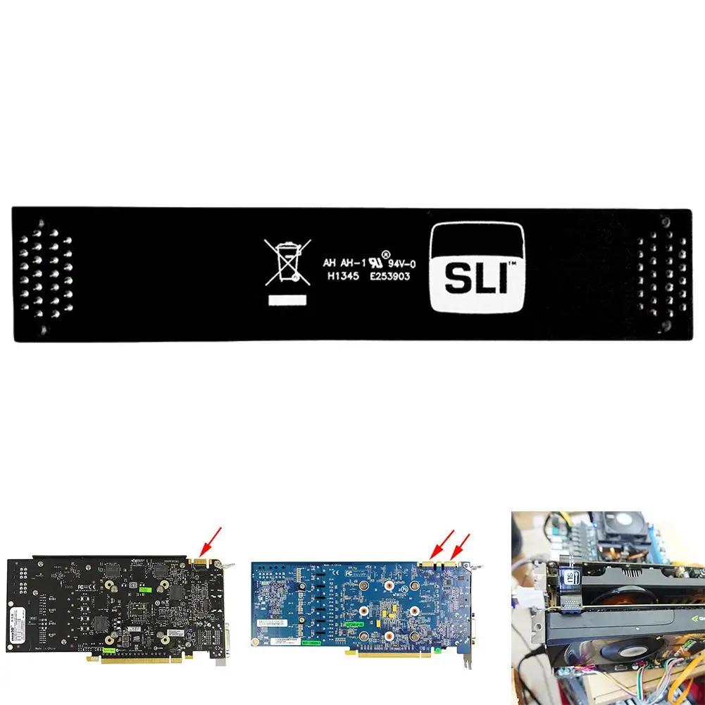 Visoke Hitrosti Grafične Kartice Priključek Tok SLI Most Adapter za GTX1070/1080 Namizju Računalnika Adapter