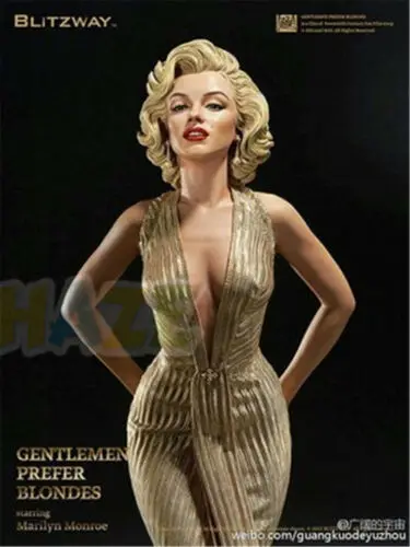 Marilyn Monroe 1/4 Obsega Naslikal PVC Slika Model Igrača Zbirka Nove v Škatli 40 cm