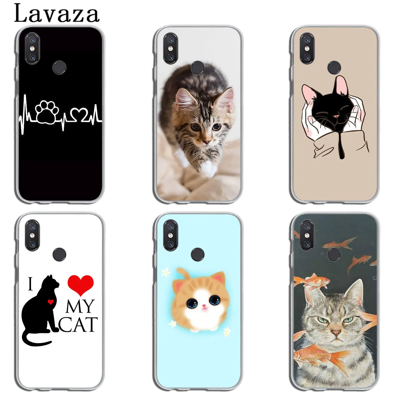 Lavaza Mijav Srčkan Kitty Cat Princess Primeru Telefon za Xiaomi MI 10 9 9T CC9 CC9E A3 Pro 8 SE A2 Lite A1 pocophone f1 6 Mi10 Mi9
