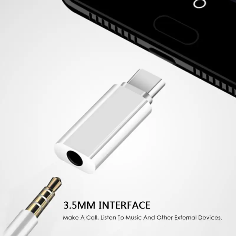 Tip C Zvočno kartico, Slušalkami, USB C Do 3.5 mm AUX Slušalke Za Huawei V30 Mate 20 P30 Pro Xiaomi Mi 10 9