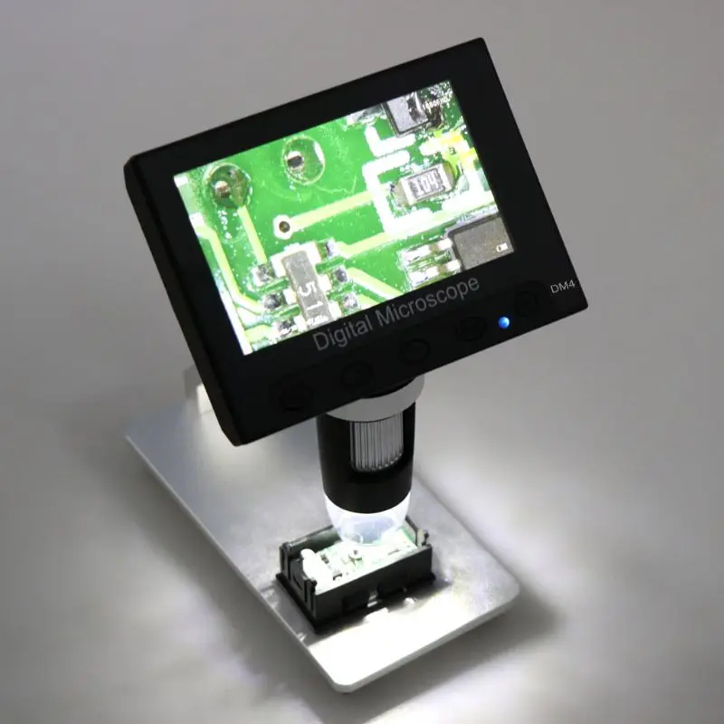 1000X USB Elektronski Mikroskop LCD Digital Video Kamera Mikroskop 4.3 Palčni HD OLED Endoskop Lupo Kamera + LED Osvetlitev