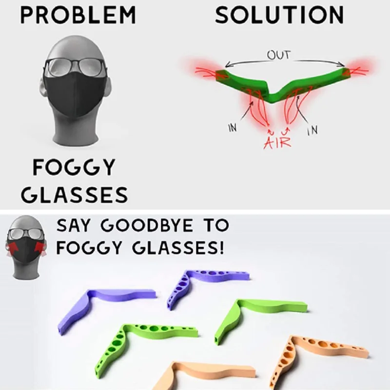 3D Usta Masko za Podporo Nos Most Silikona Maska Nosilec Anti-zamegljevanje Očala za enkratno uporabo Masko Imetnik Masko Notranji Podporo Dobave