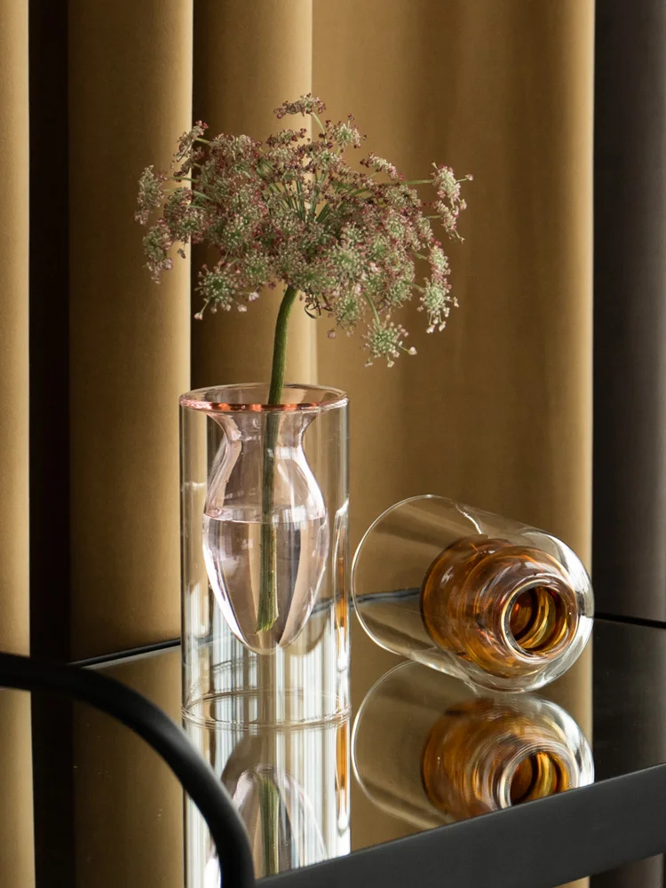 Nordijska ustvarjalne hydroponic barve prozorno stekleno vazo osebnost preprosto majhno aromo difuzor dnevna soba dekoracijo LB80410
