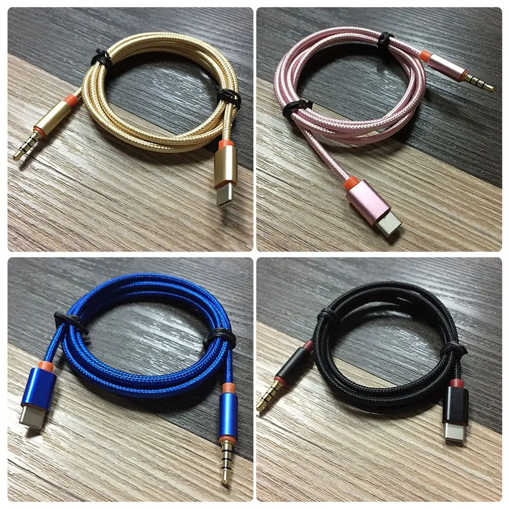 Avdio Aux Vtičnica za Adapter, USB, C Moški 3.5 mm Moški Podaljšek Slušalke Avdio Stereo Kabel, Adapter, Kabel Tip-c ONLENY