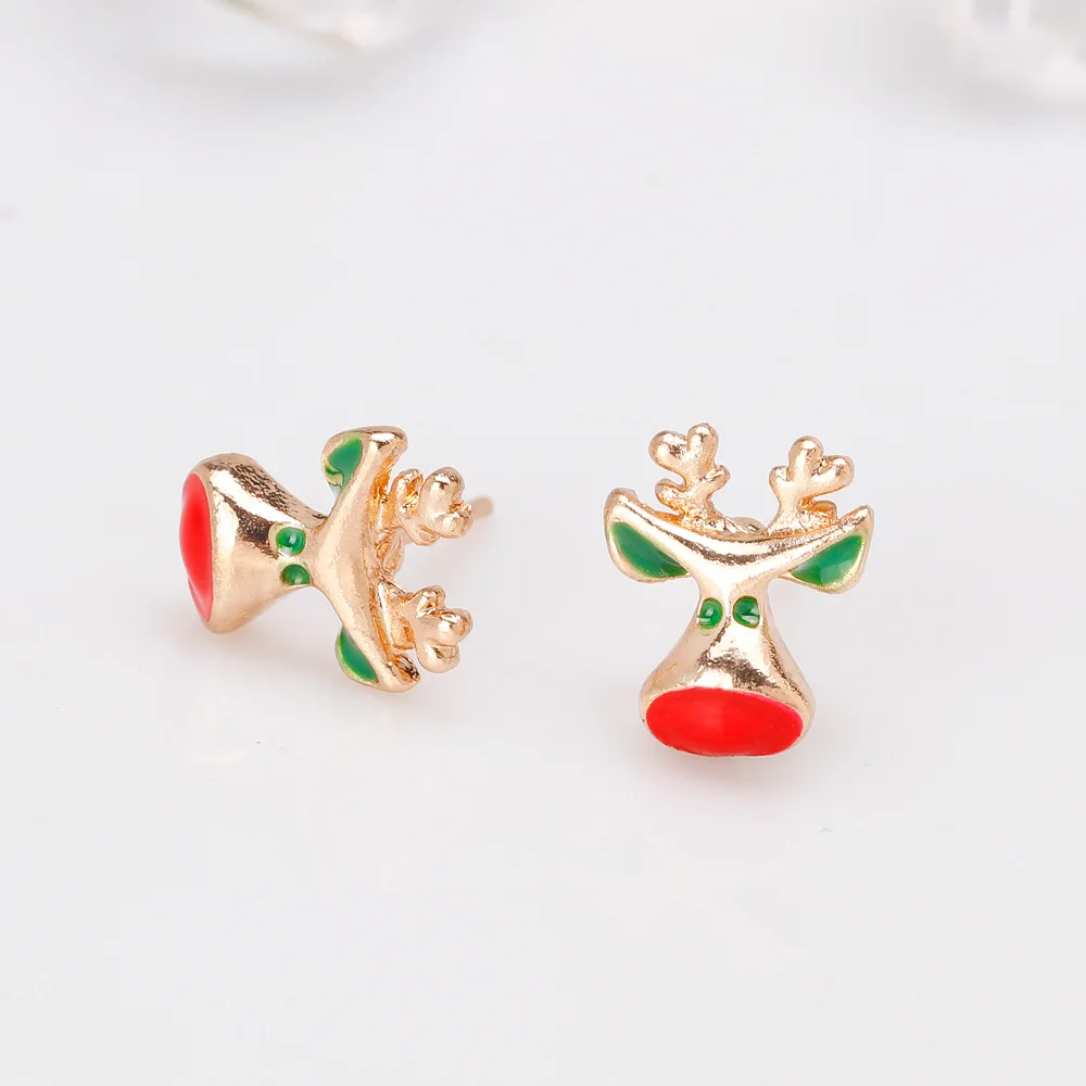 Nove zlitine Božično darilo uhani za ženske snežaka bell multi-slog pisane kapljično modni nakit uhani na debelo