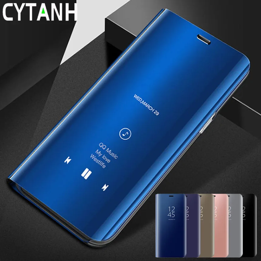 Za Huawei Y9s primeru ogledalo flip primeru za Huawei Y9s Y 9s Y9 s 2019 stk 