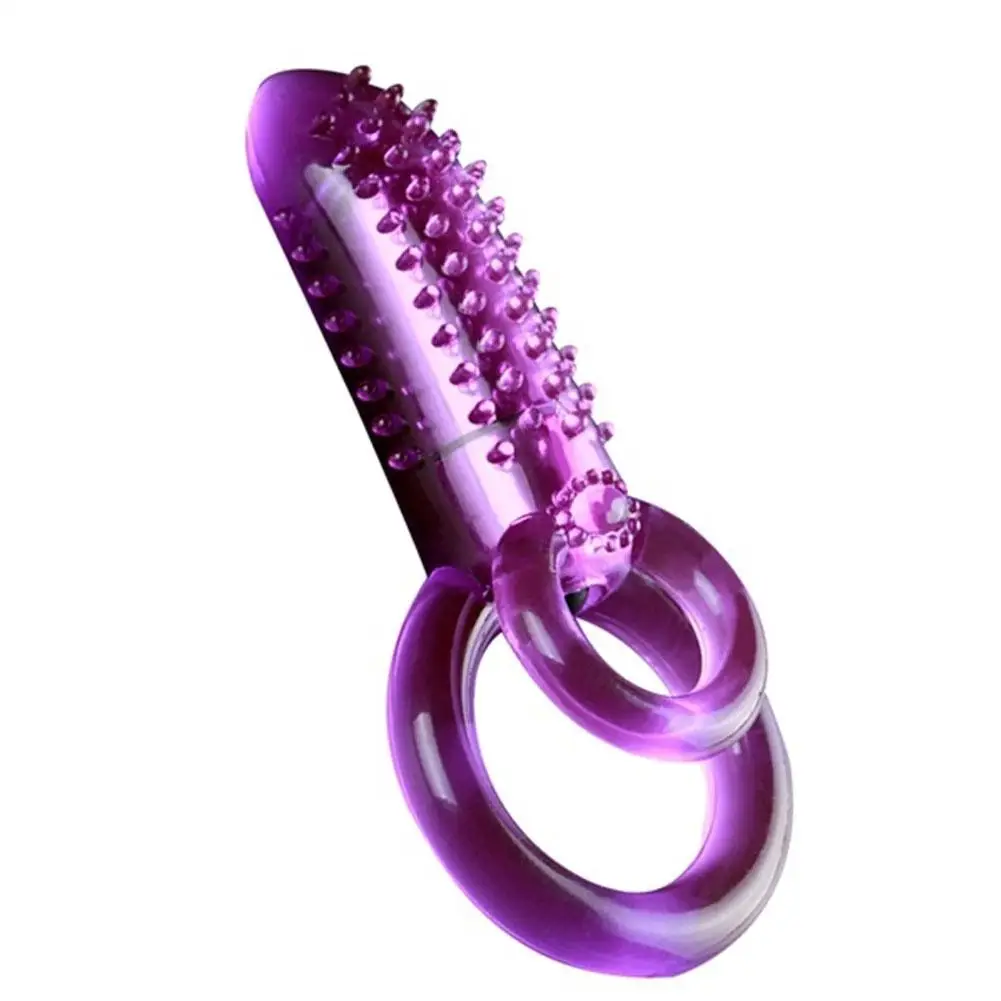 Dvojni Krog Izliv Zamudo Penis Petelin Obroč Klitoris Stimulator Vibrator Seks ToyAdult Sex Igrača Za Moške, Ženske Sex Shop
