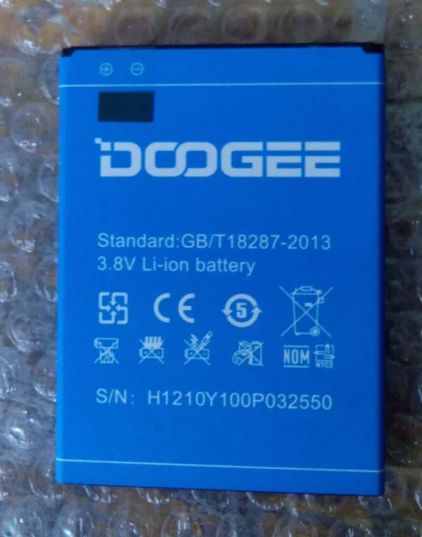 Original DOOGEE Y100 plus baterijo 3000mah 3.8 V za DOOGEE Valencia 2 Y100 Plus 5.5