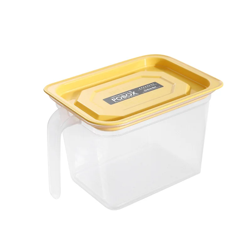 1L/1.4 L Plastični Hladilnik Hrano Bento Posoda Škatla za Shranjevanje Kuhinjske Elemente Kosilo Organizator Hladilnik Pribor Organizator